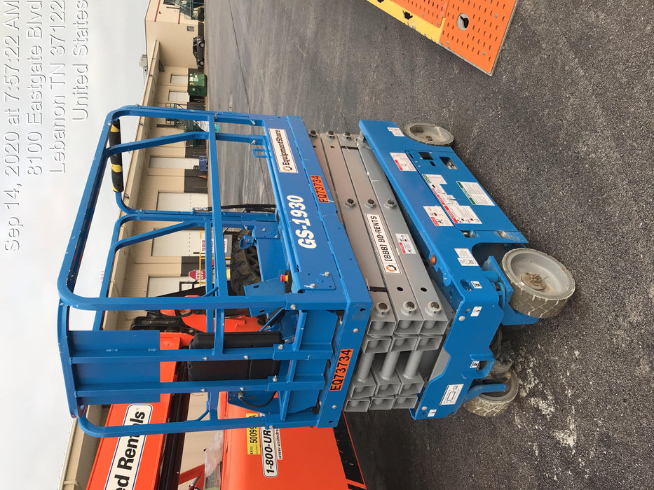 2020 Genie GS-1930 Fixed rails with chain entry gate - Pre A92.20