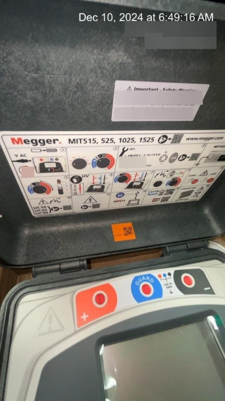 2025 MEGGER MIT525