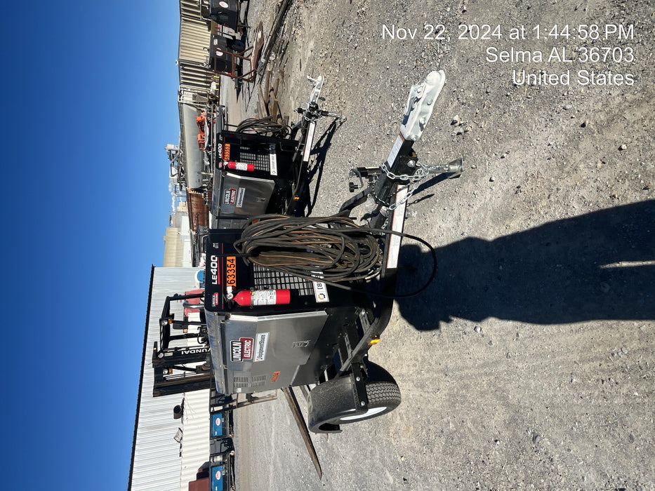 2024 Lincoln Electric LE400 Kubota V1505, Trlr, Cable Rack, Light Kit, ES Decals, T3