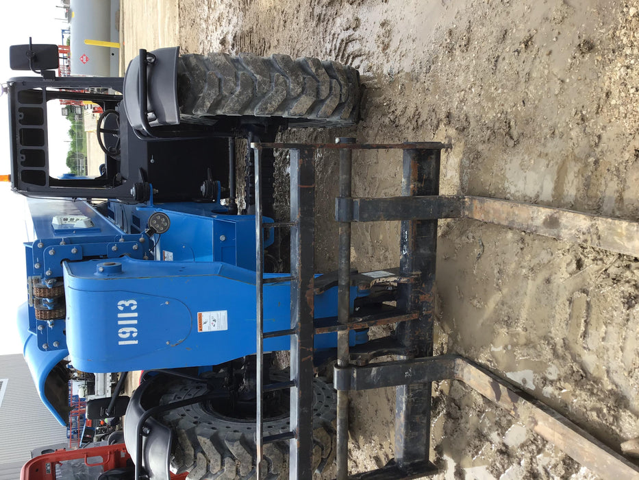 2018 Genie GTH-844 Genie GTH-844 w/ROPS, Work Lights, Solid Tires, RH Cab Mesh, Beacon, 60" Carriage and Forks