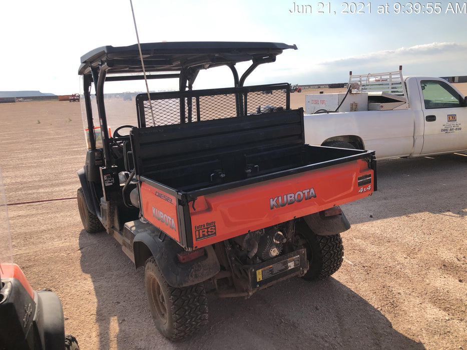 2020 Kubota RTV-X1140W-H Canopy, 4-Seater, Diesel, Windshield Acrylic Clear, LED Strobe, Backup Alarm