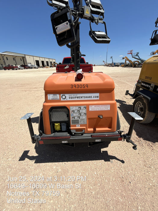 2024 Generac MLT2 Diesel, Flex Switch 120V Input, Powerzone Controller, 
(4) 320W LED Lights, 4kW Generator, 39.9 Gal Fuel Tank, 2" Ball, T3