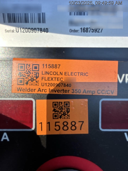 2020 LINCOLN ELECTRIC FLEXTEC 350X