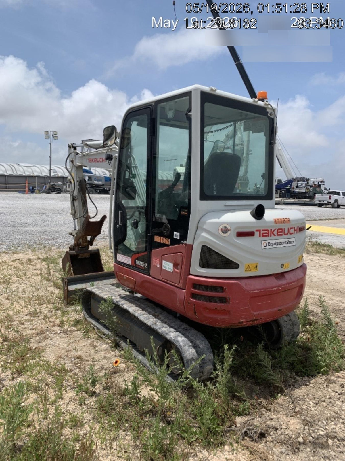 2020 Takeuchi TB-235-2CR Cab/Heat/Air, Rubber Tracks, Manual TAG QC