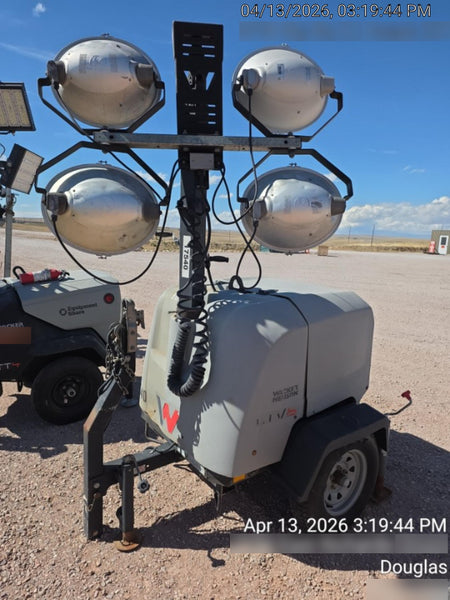 2018 Wacker Neuson LTV6K-MH Wacker Neuson LTV6K Mobile Light Tower w/Fuel Level Sensor Installed