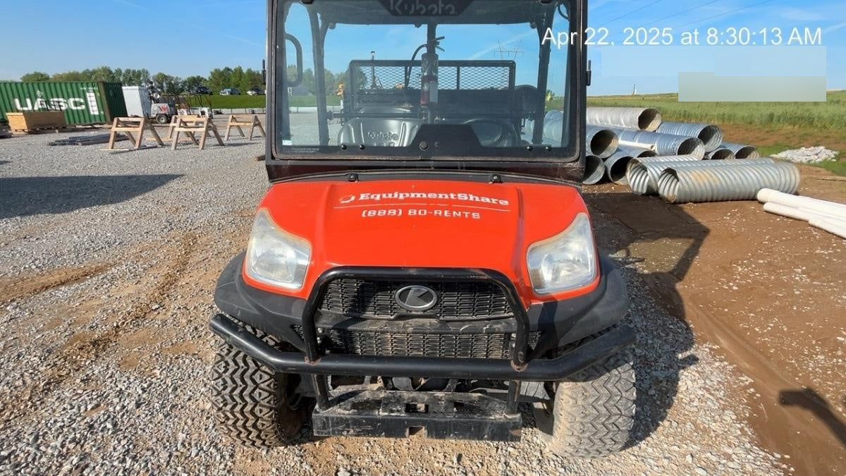 Kubota RTV-X1140W-H Kubota RTVX1140WH 4wd Utility Cart, LED Strobe, Windshield Tempered Glass, Pastic Canopy, Wire Harness Kit, Backup Alarm