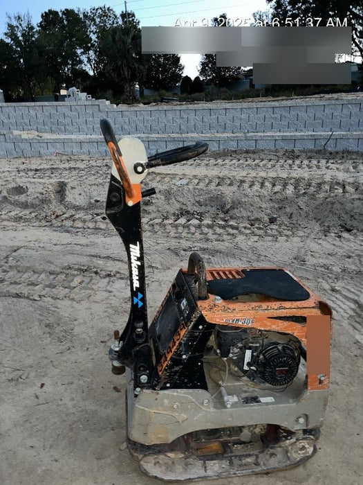 2023 Multiquip MV308GH Honda GX270, 18" Plate, Tachometer