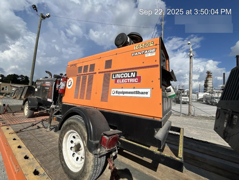 2021 Lincoln Electric Vantage 549X Ready Pak 3, ORANGE (includes trailer, cable rack, fender light kit)