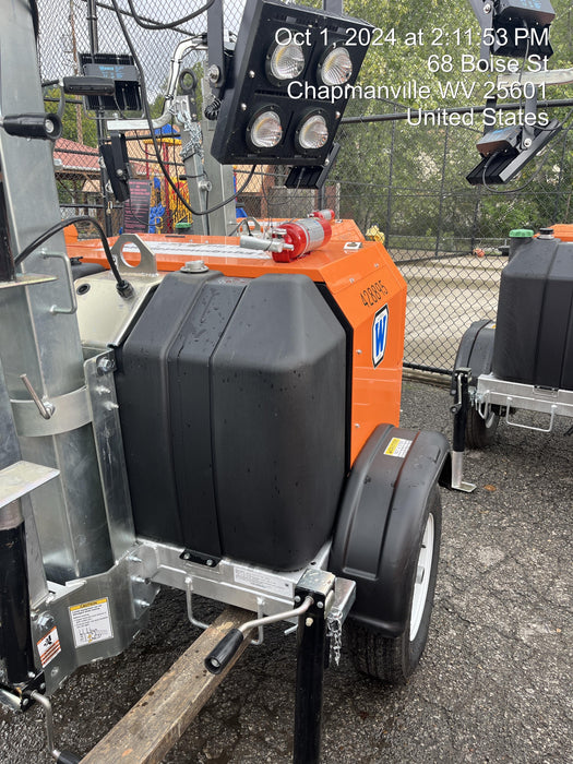 2024 Wanco WLTT-4MM4K Diesel, Deep Sea Controller, Shore Power Plug, Auto Start, (4) 350W LED Floodlights, 4kW Generator, 60 Gal Fuel Tank, 2" Ball, T3