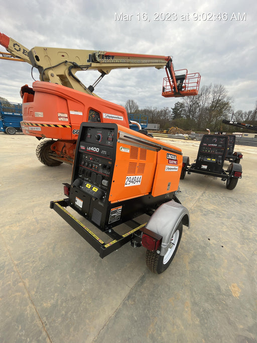 2023 Lincoln Electric LE400 Kubota V1505, Trlr, Cable Rack, Light Kit, ES Decals, T3