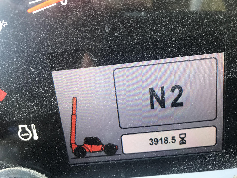 2019 JLG 1255 JLG 1255 T4F w/Full Cab, HVAC, Solid Tires, Work Lights/Beacon, 60" Carriage/Forks