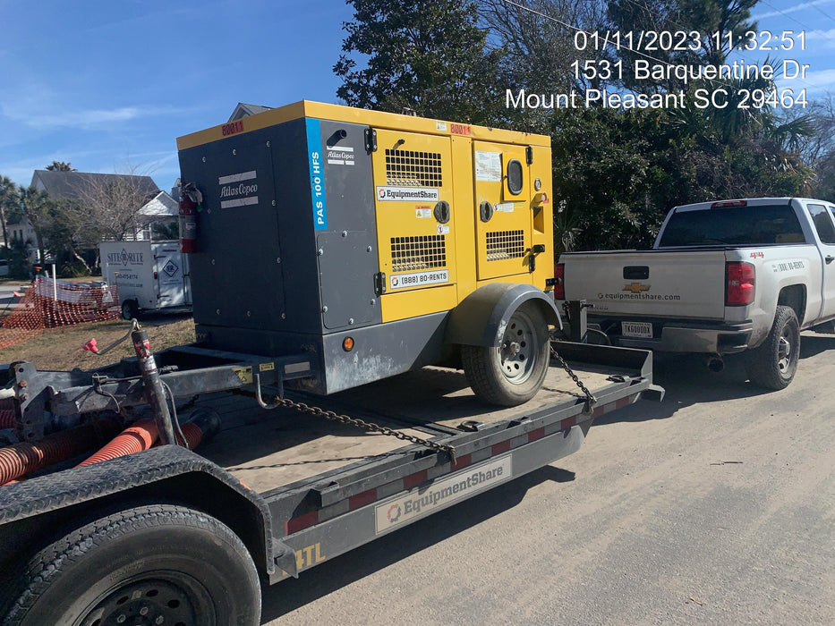 2020 ATLAS COPCO PAS 100 HF CS Enclosed