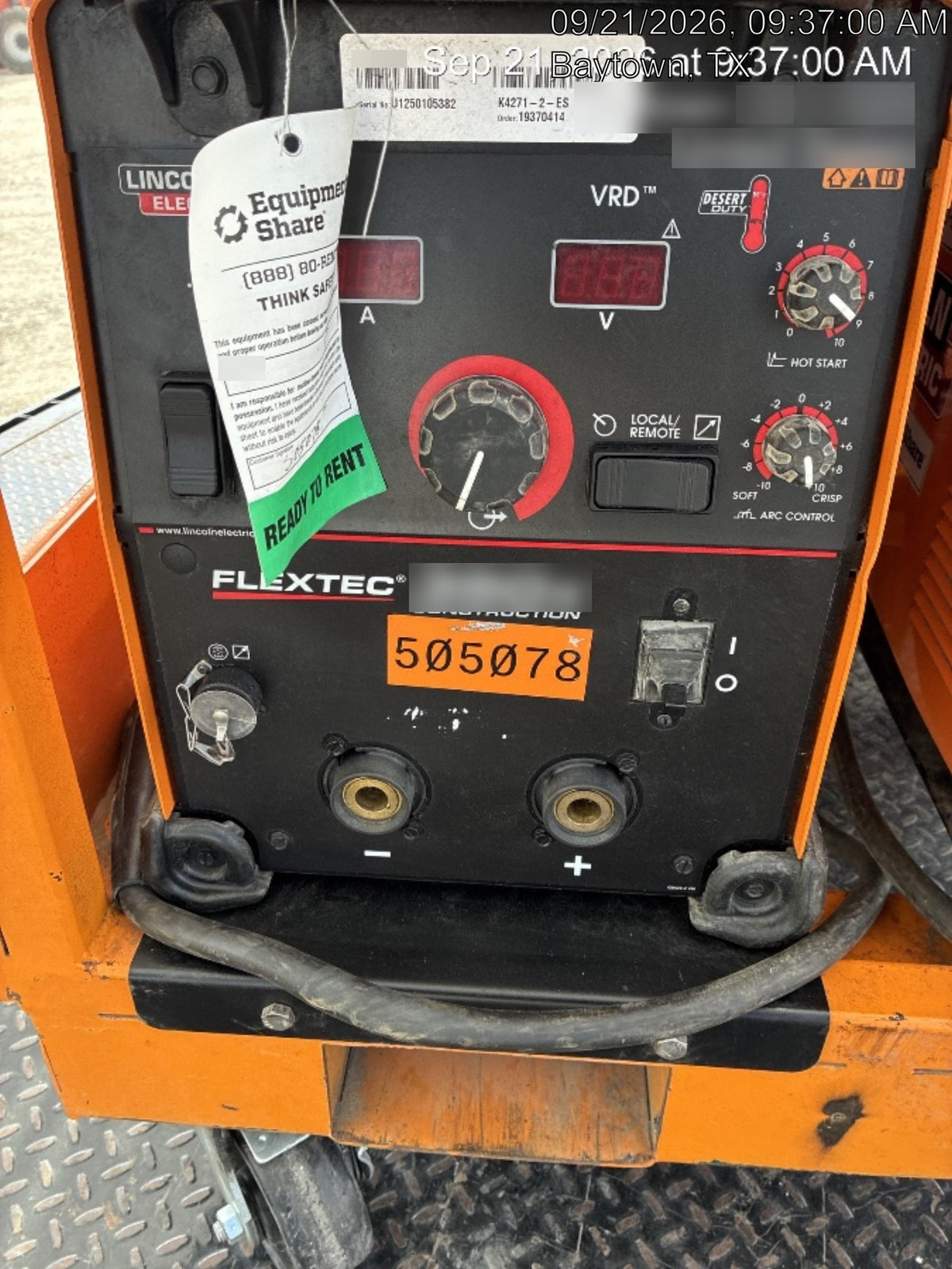 2025 LINCOLN ELECTRIC FLEXTEC 350X