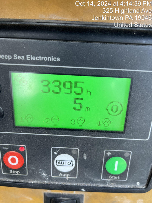 2021 Allmand NLV3GR (4) LED Light Fixture 350W, 23' Vertical Mast, 3kW Prime, Towable, Deep Sea L401, Leveling Jacks, Yanmar T4F 5.8hp