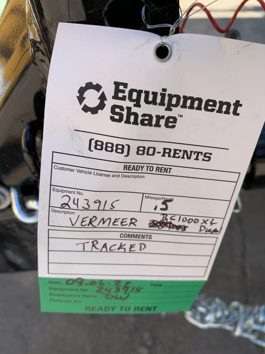 2022 VERMEER BC1000XL Diesel