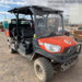 2022 Kubota RTV-X1140W-H Plastic Canopy, Windshield Acrylic Clear, LED Strobe Light, Wire Harness Kit, Back up Alarm