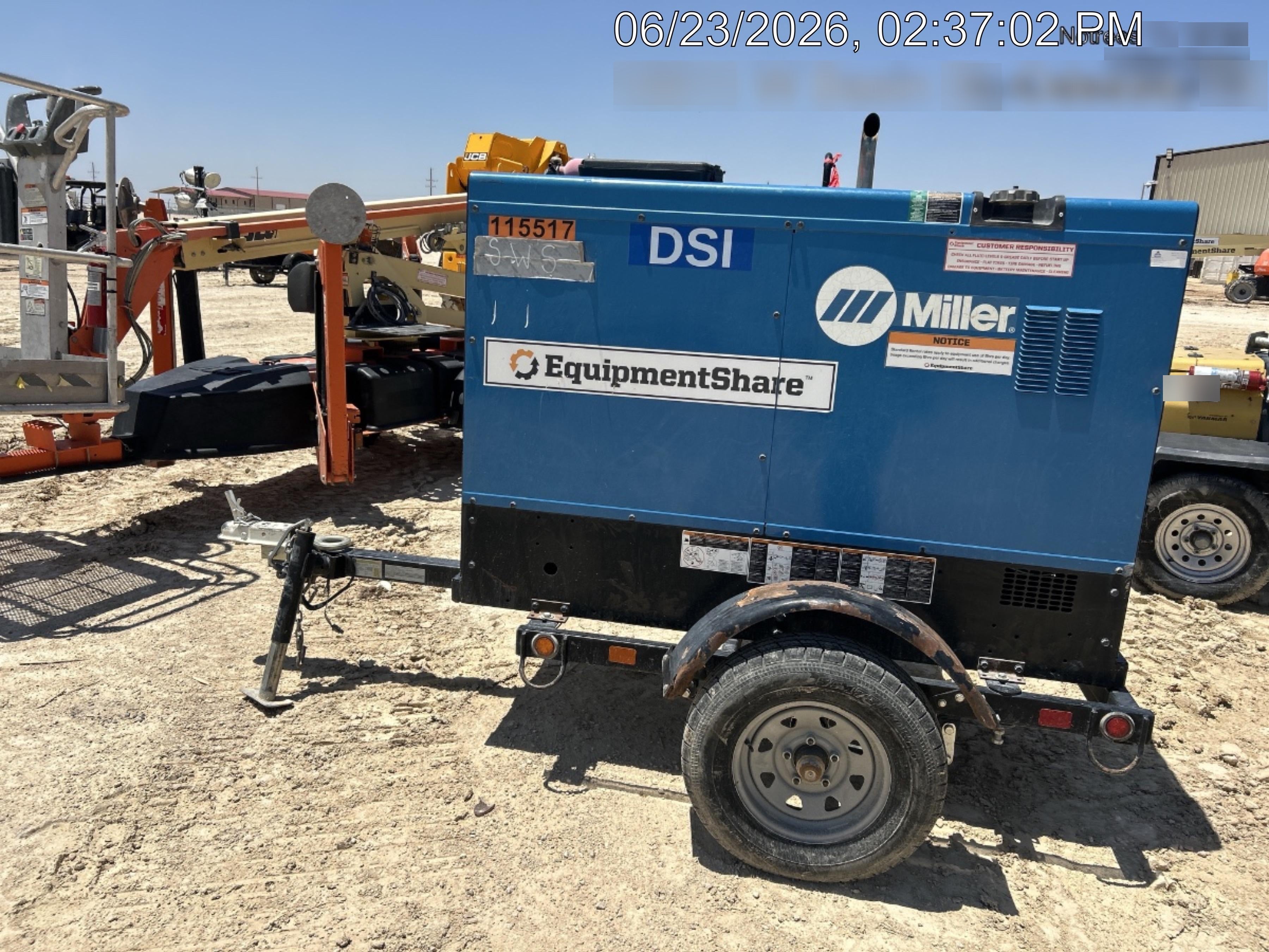 2020 MILLER ELECTRIC BIG BLUE 500