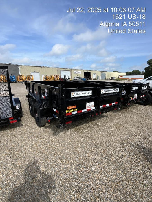 2025 BIG TEX TRAILER 16LP-14BK6SIRPD