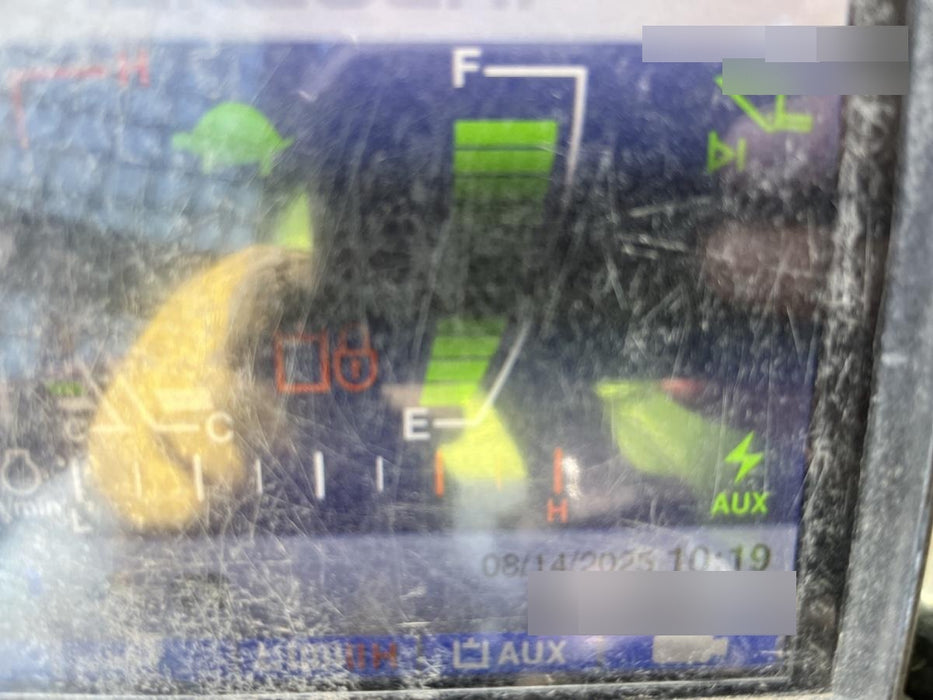 2019 Takeuchi TL10V2-CR Cab/Heat/AC, Rubber Tracks, Backup Alarm, Front & rear working Lights, Auxiliary Hydraulics, 2 Speed Travel, Engine Monitoring System, Hydraulic universal quick hitch w/76" HD dirt bucket with 8 teeth, 20.3 cubic feet capacity, 48" Pallet forks and frame