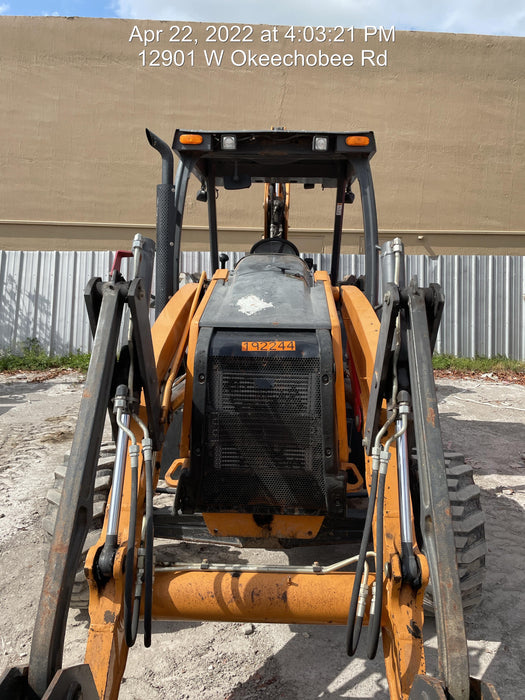 2018 Case 580N EP STANDARD HOE, ROPS, PILOT CONTROLS, AUX HYD