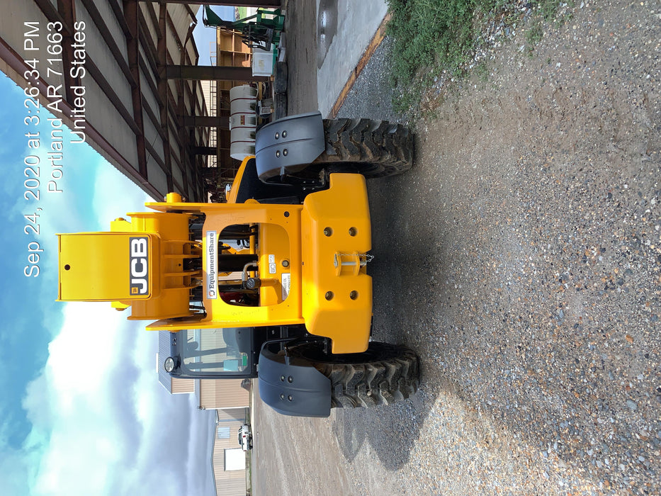 2020 JCB 510-56 Canopy, Solid Tires, Work Lights, Beacon, Aux Hydraulics, Back up Alarm, Lifting Eye, ES Decals