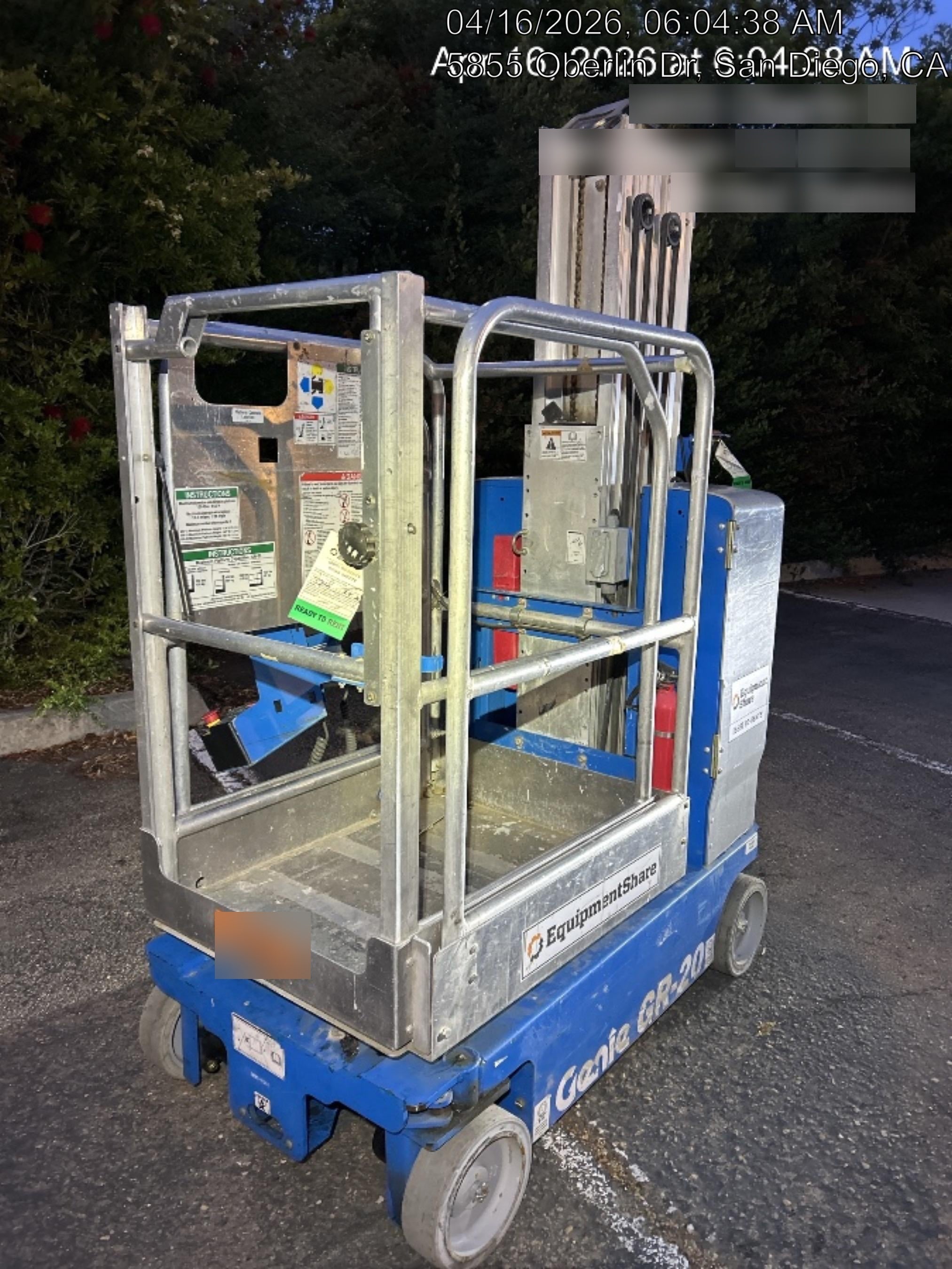 2020 GENIE GR-20
