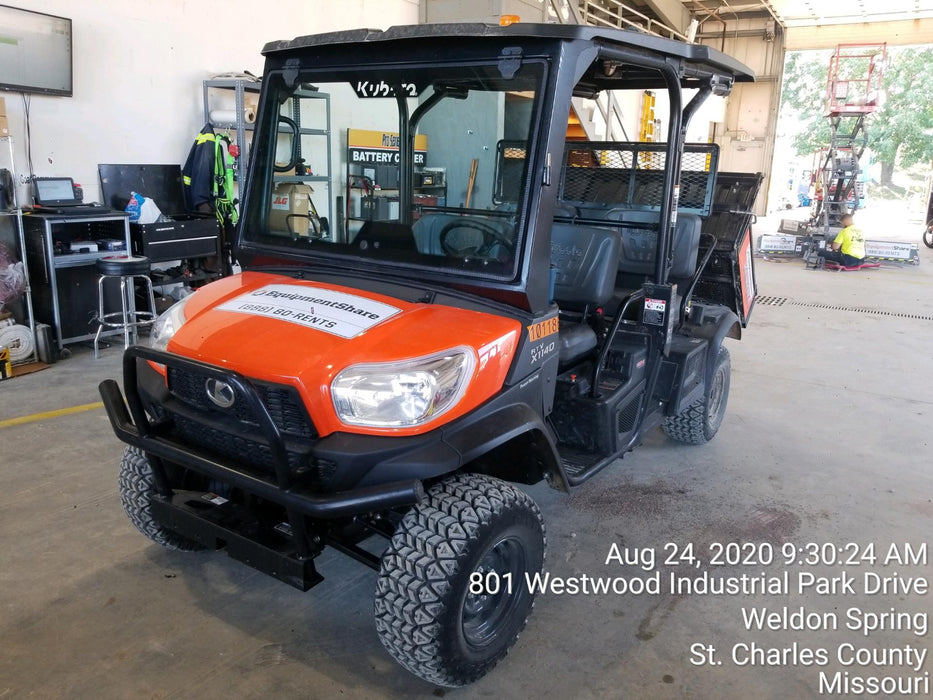 2020 Kubota RTV-X1140W-H 4WD, LED Strobe, Windshield Acrylic Clear, Plastic Canopy, Wire Harness Kit, Backup Alarm