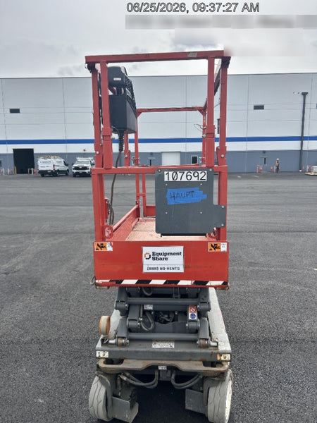 2020 Skyjack SJIII-3219 Solid NM Tires, Half height spring hinged entry gate, Dual Beacons, 800W Inverter