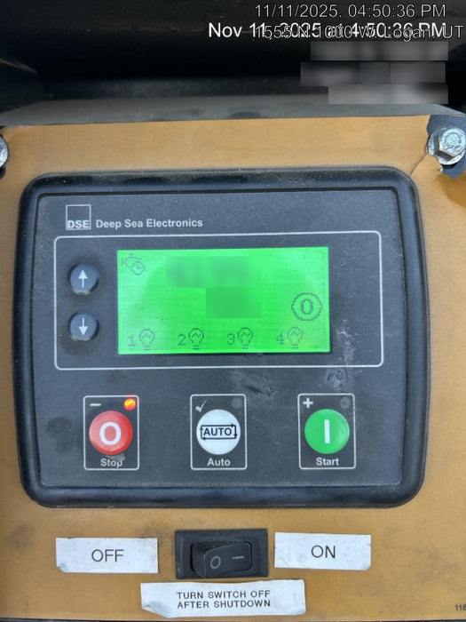 2022 Allmand NLV3GR (4) LED Light Fixture 350W, 23' Vertical Mast, 3kW Prime, Towable, Deep Sea L401, Leveling Jacks, Yanmar T4F 5.8hp