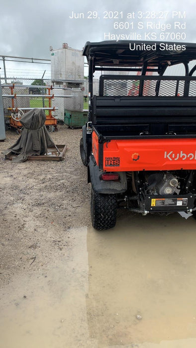 2021 Kubota RTV-X1140W-H Plastic Canopy, Windshield Acrylic Clear, LED Strobe Light, Wire Harness Kit, Back up Alarm
