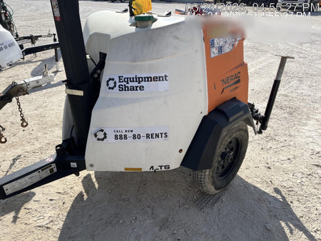 2025 Generac MLTS-4 Diesel, Mitsubishi L2E, 7.1 hp @1800 rpm, Flex Switch 120V Input, Powerzone Controller, (4) 320W LED Lights, 4kW Generator, 39.9 Gal Fuel Tank, 2" Ball, ES Decals