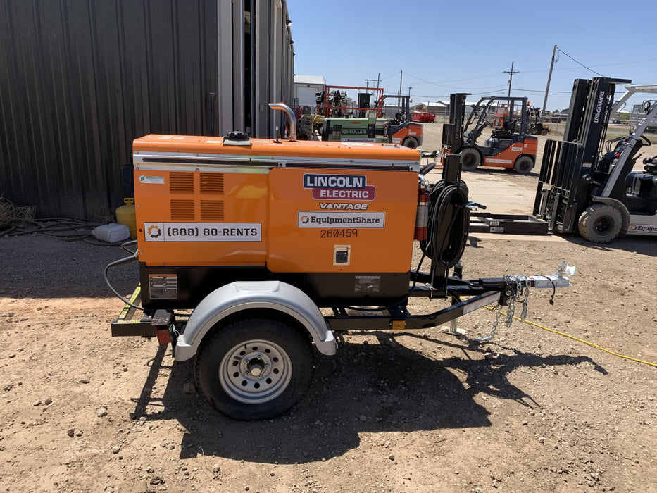 2022 Lincoln Electric LE400 Kubota V1505, Trlr, Cable Rack, Light Kit, ES Decals, T3