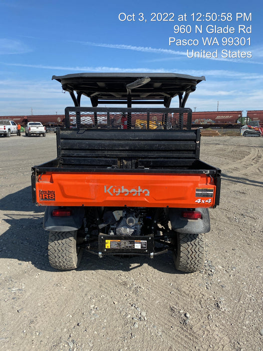 2021 Kubota RTV-X1140W-H Plastic Canopy, Windshield Acrylic Clear, LED Strobe Light, Wire Harness Kit, Back up Alarm