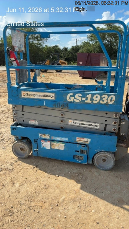 2017 Genie GS-1930 Genie GS1930 Scissor Lift