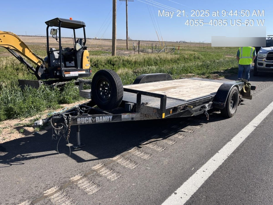 2023 BUCK DANDY 16' Light Duty Tilt Car Hauler