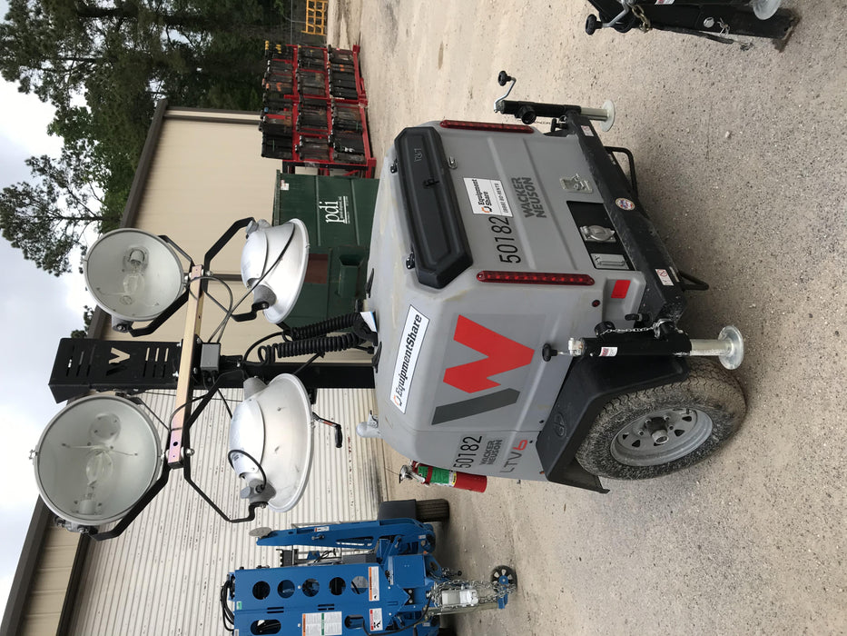 2019 Wacker Neuson LTV6L-MH Mobile Light Tower w/Fuel Level Sensor Installed