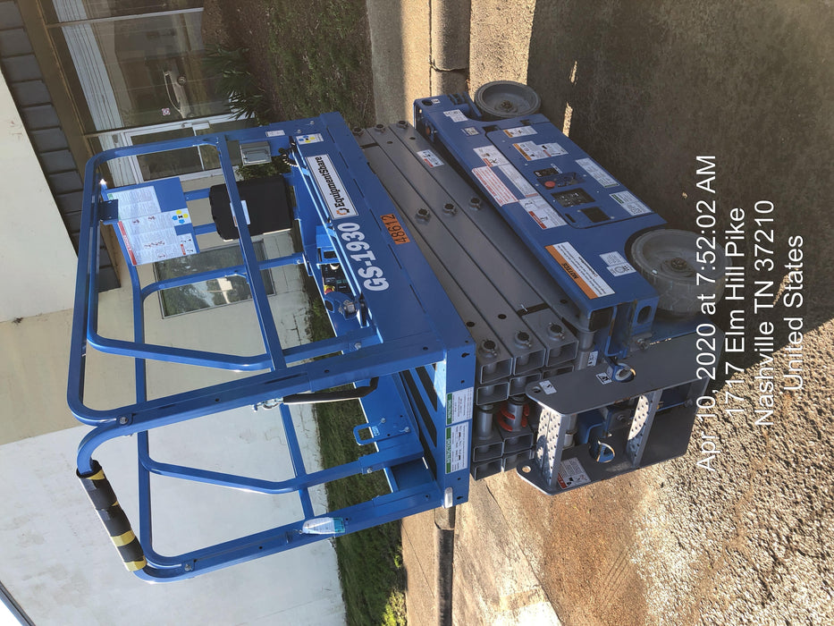 2019 Genie GS-1930 Fixed Rails with Chain Entry