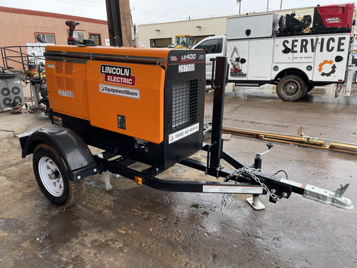 2023 Lincoln Electric LE400 Kubota V1505, Trlr, Cable Rack, Light Kit, ES Decals, T3