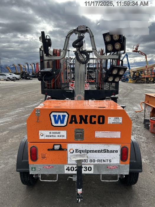 2024 Wanco WLTT-4MM4K Diesel, Deep Sea Controller, Shore Power Plug, Auto Start, (4) 350W LED Floodlights, 4kW Generator, 60 Gal Fuel Tank, 2" Ball, T3