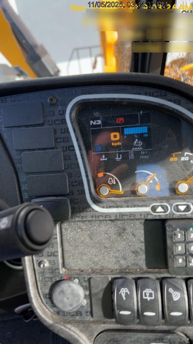 2019 JCB 512-56 Canopy, 74 HP, Solid Tires, STD Worklight, Beacon, Aux Hydraulics, Lifting Eye, Back up Alarm 66" Carriage, 60" Forks