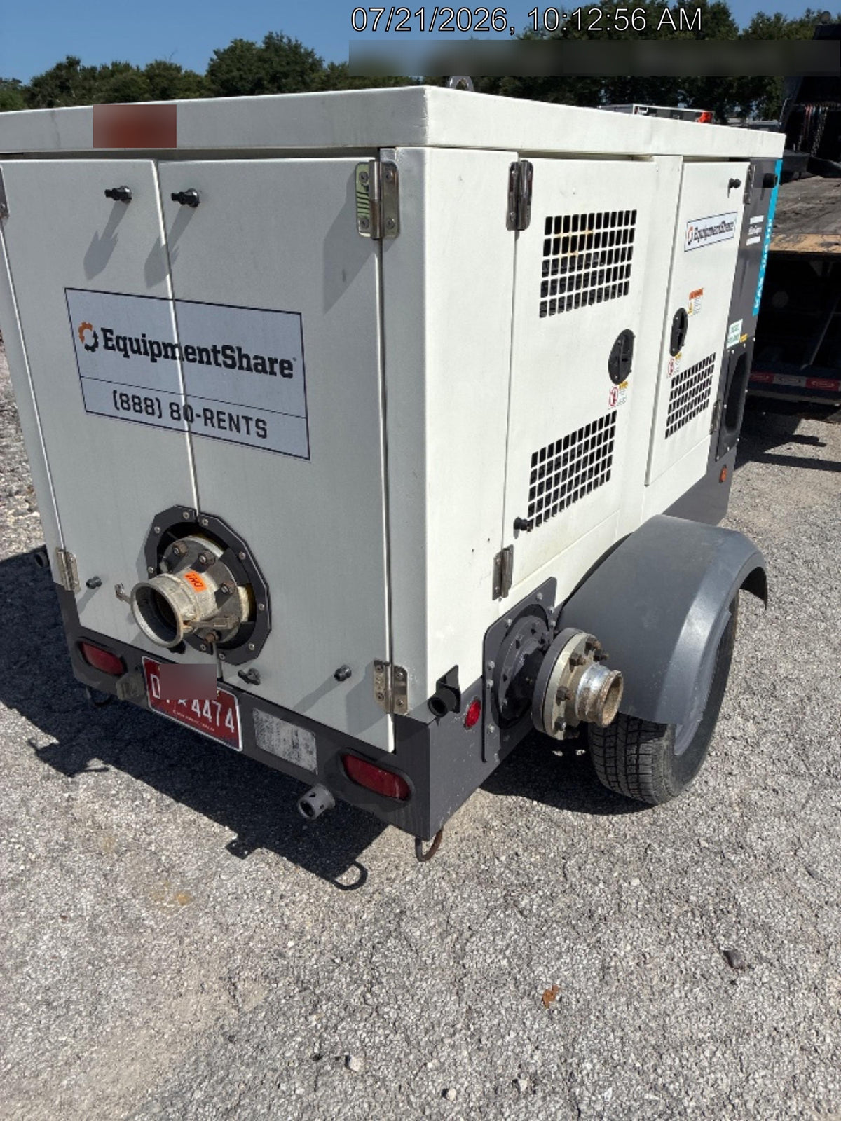 2020 ATLAS COPCO PAS 100 HF CS Enclosed