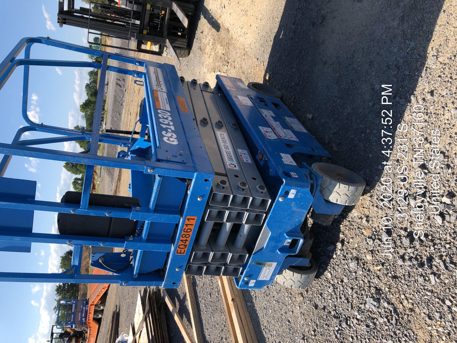 2019 Genie GS-1930 Fixed Rails with Chain Entry