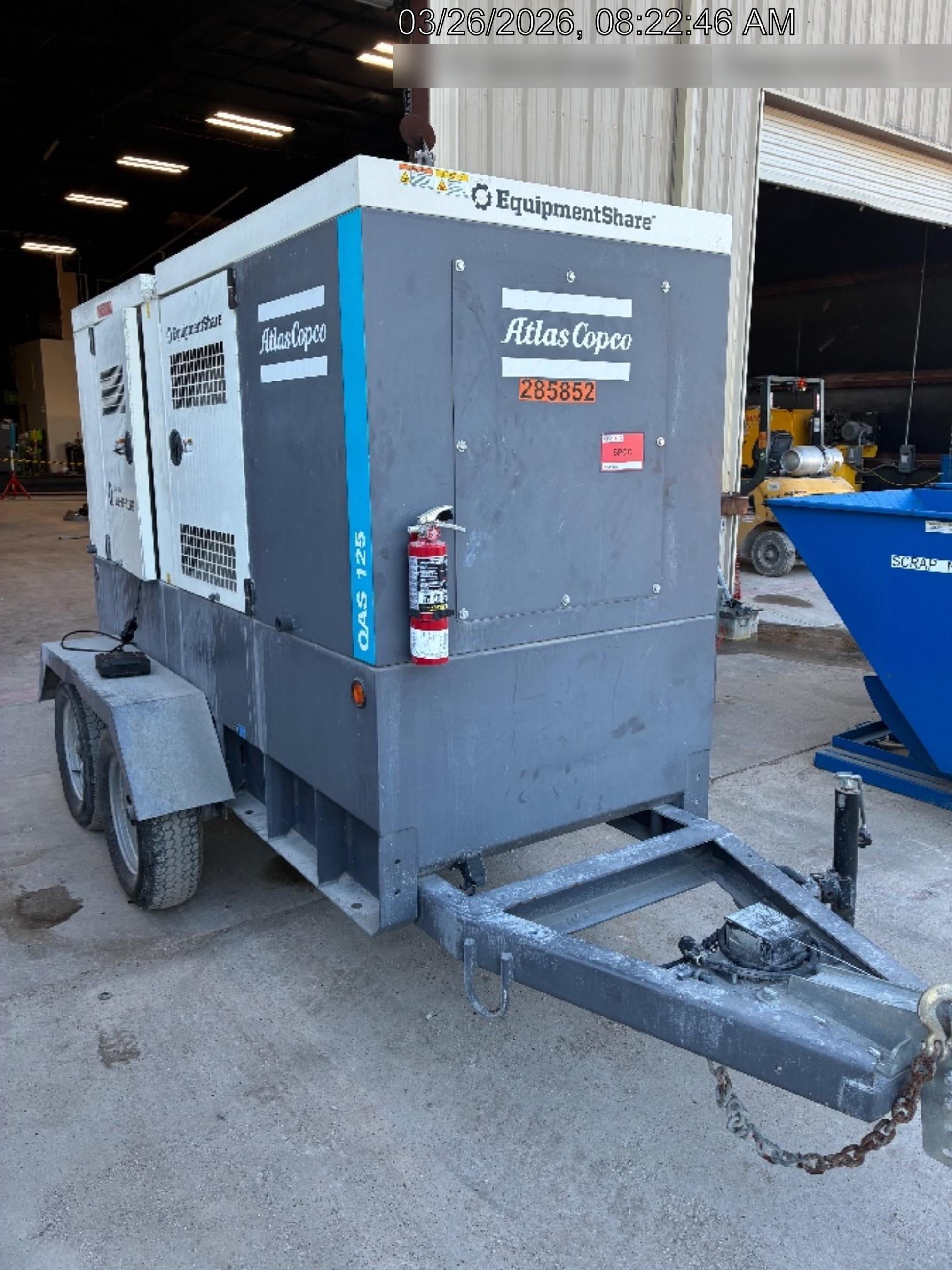 2022 ATLAS COPCO QAS 125