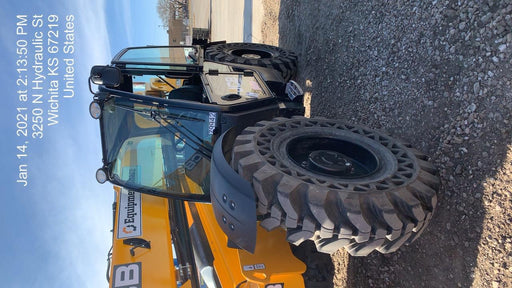 2020 JCB 509-42 Cab/Heat/Air, Solid Tires, Work Lights, Beacon, Aux Hydraulics, Back up Alarm, Lifting Eye, ES Decals