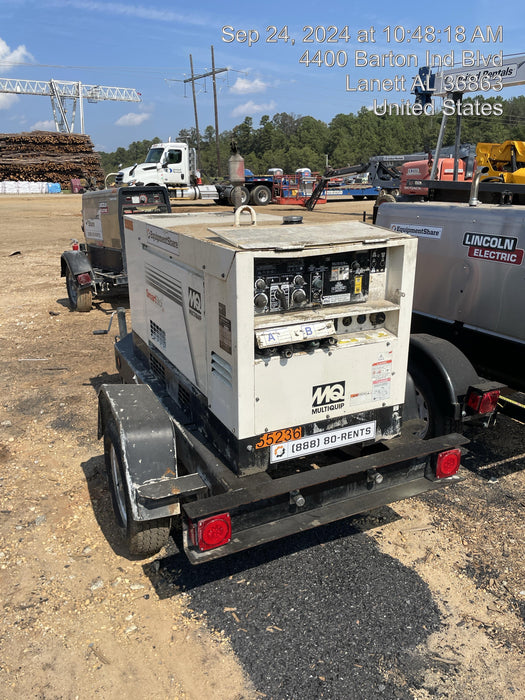 2019 Multiquip DLW400ESA4 Dual Pack, Trailer Mounted