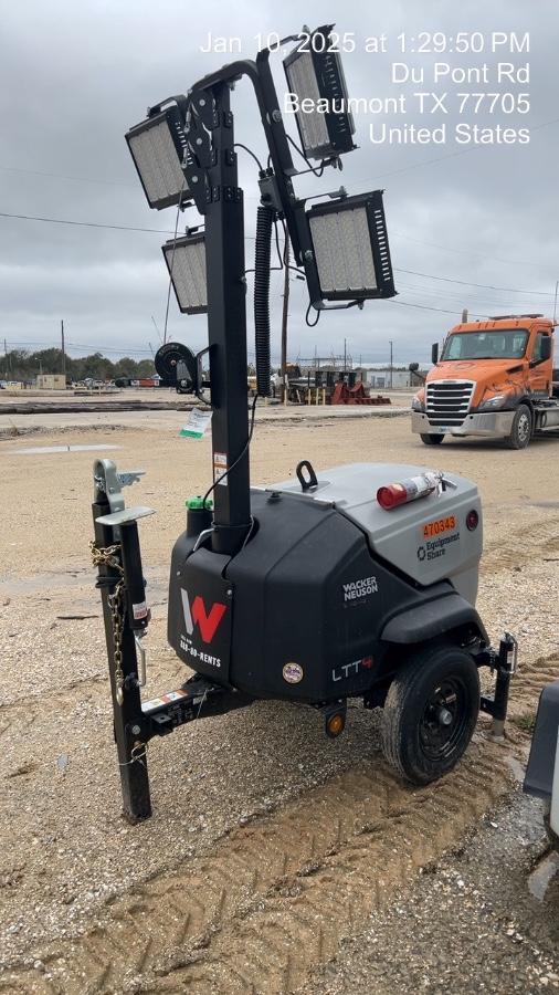 2024 Wacker Neuson LTT4 Diesel, Kohler KDW702, Deep Sea Controller, Auto Start, LED 320W, Bypass Outlet, T3