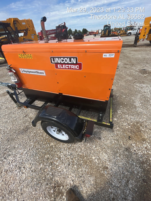 2022 Lincoln Electric LE400 Kubota V1505, Trlr, Cable Rack, Light Kit, ES Decals, T3