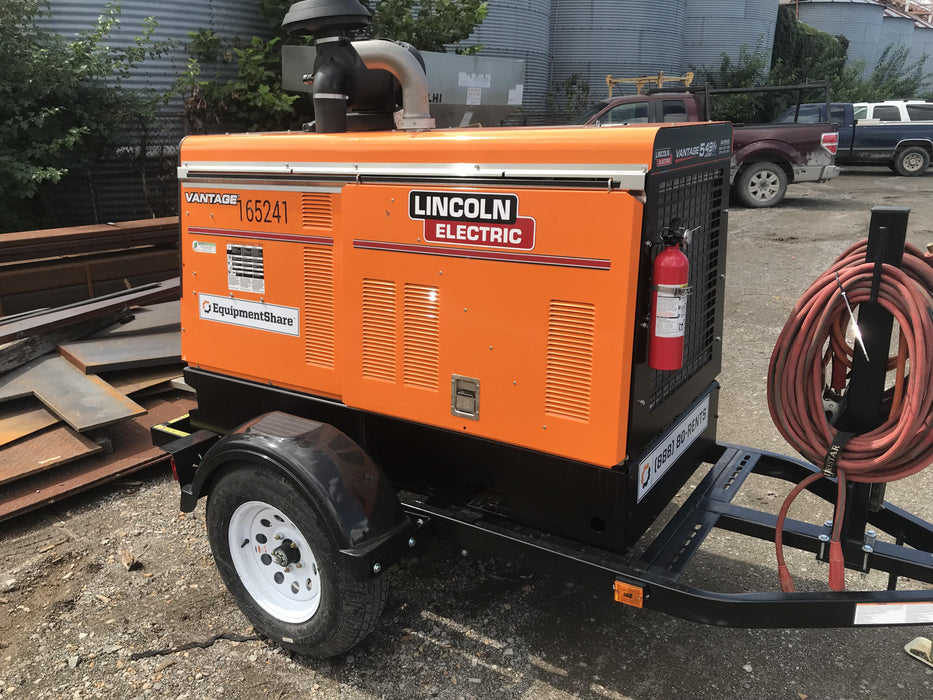 2021 Lincoln Electric Vantage 549X Ready Pak 3, ORANGE (includes trailer, cable rack, fender light kit)