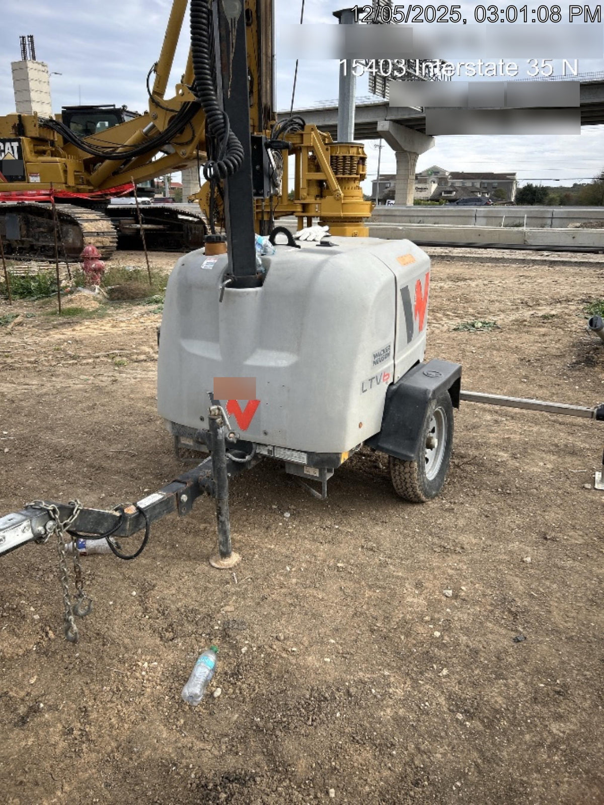2019 Wacker Neuson LTV6L-MH Wacker Neuson LTV6L Mobile Light Tower w/Fuel Level Sensor Installed