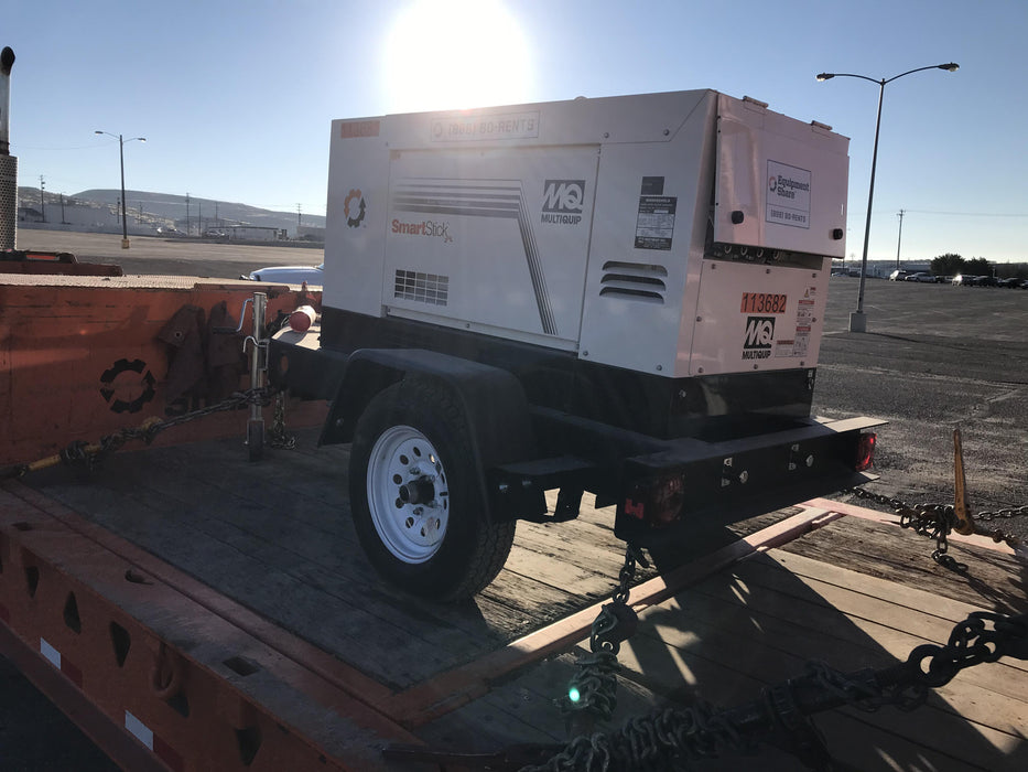 2020 Multiquip DLW400ESA4 400 amp Welder, 14kW, 120/240V, T4F Kubota, Trailer